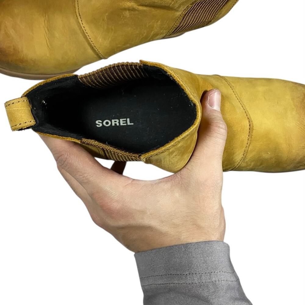 Sorel Joan Of Arctic Waterproof Chelsea Wedge Boots - 9 - Picture 6 of 7